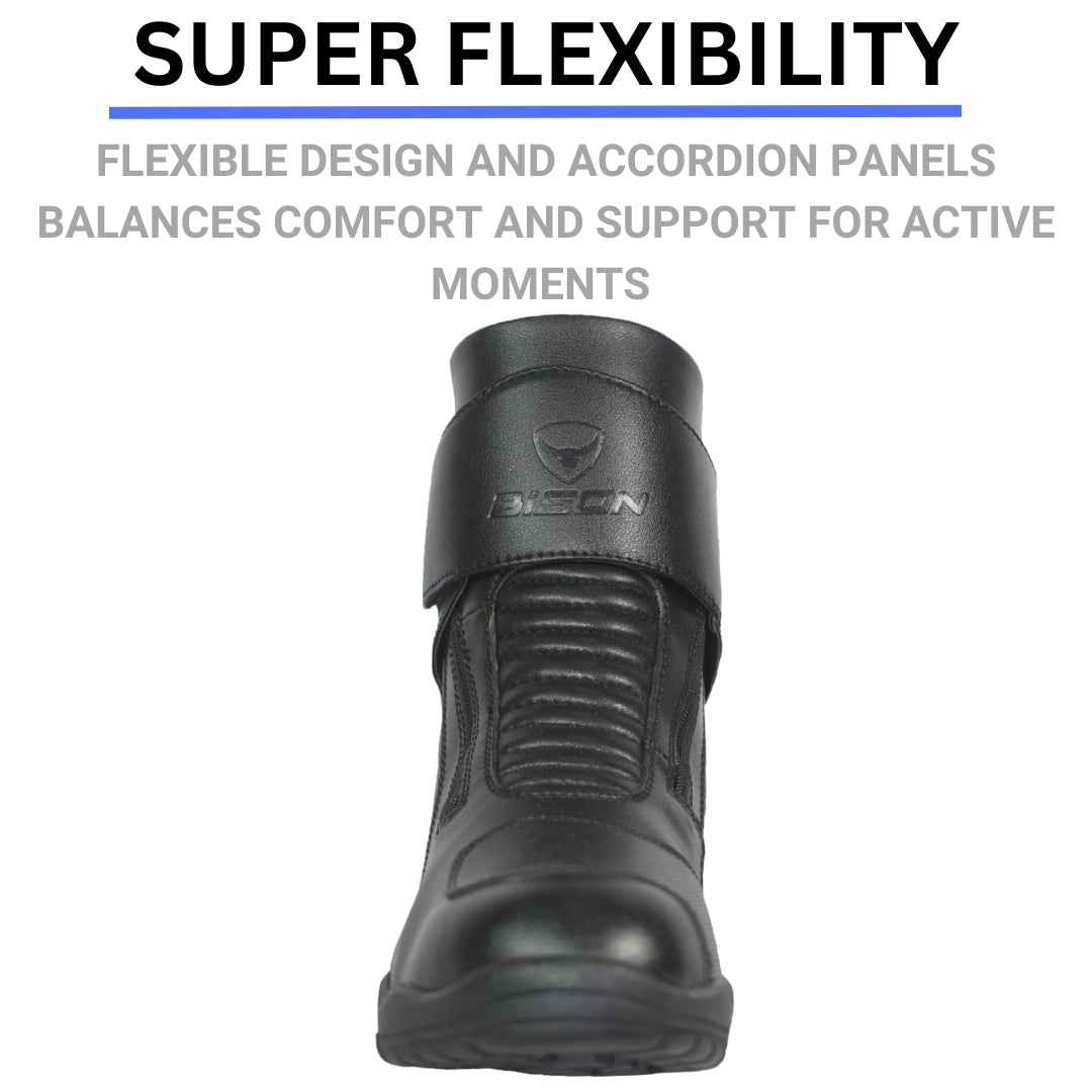 Bison Hunter Riding Boots Black