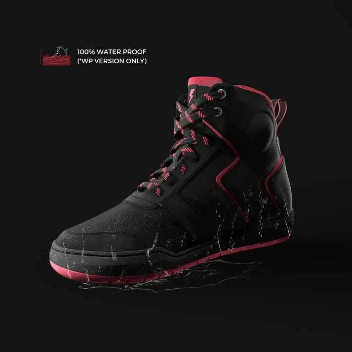 Clan Shoes SNKR | Stealth Edition Black Red - Motodrift