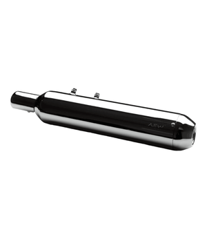 AEW TE 202 Exhaust For Royal Enfield Super Meteor 650 Mild Steel Chrome - Motodrift