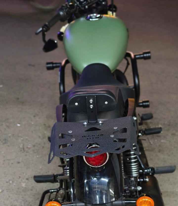 Modern Tech Meteor 350 Top Rack With Back Rest - Motodrift