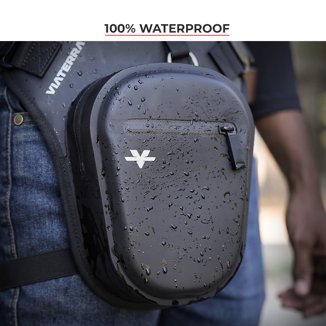 100% Viaterra Waterproof Thigh Bag - Motodrift