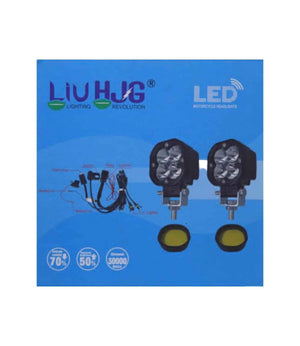 HJG 4 LED Mini 40W With Harness & Switch - Motodrift