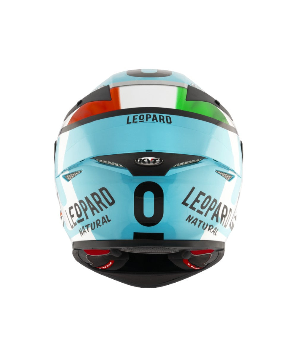 KYT TT Revo Leopard Tricolore Replica (Gloss) - Motodrift