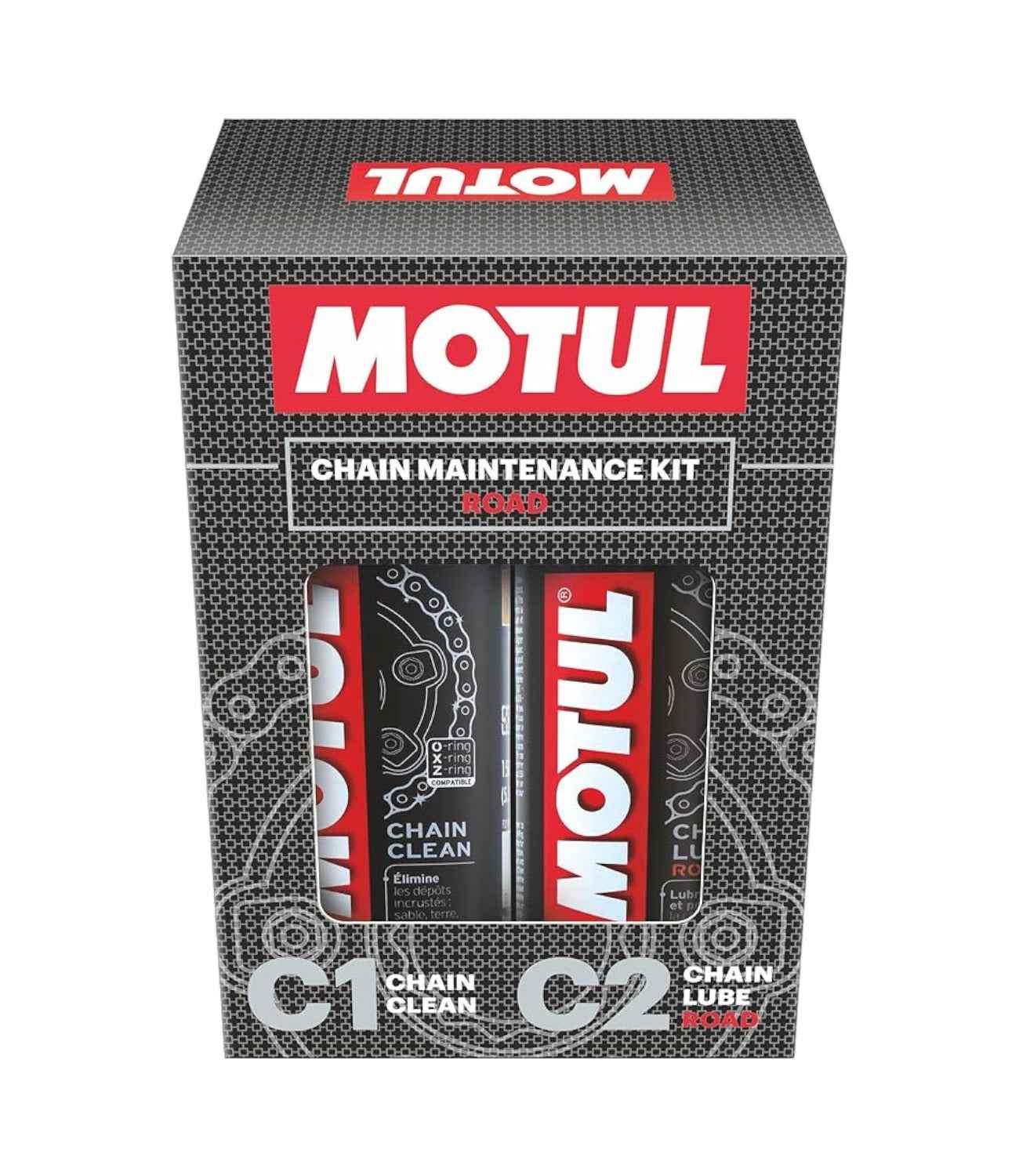 Motul Combo of C2 Chain Lube and C1 Chain Clean - 150 ml - Motodrift