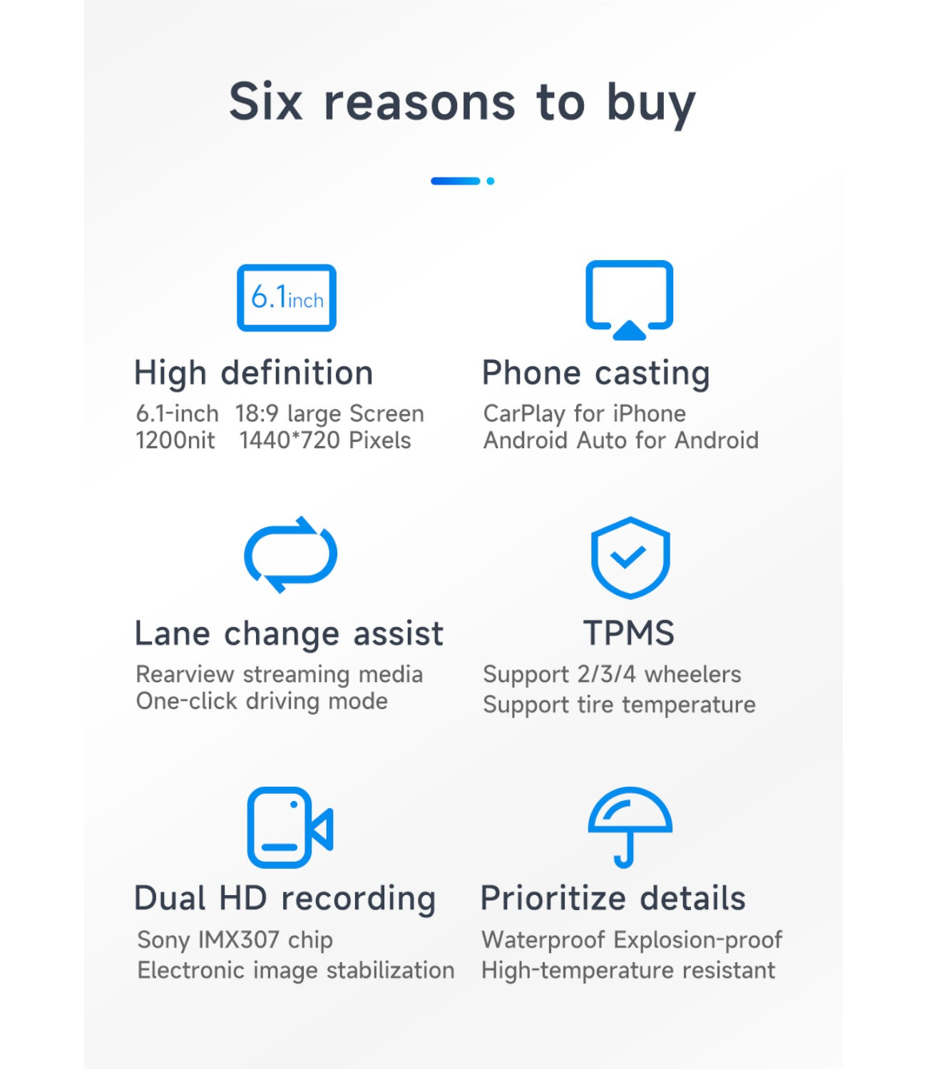 Alien Rider M2 Pro 200 Motorcycle Dual Recording Bike Navigation System With Touchscreen, GPS & TPMS (Without RADAR) - Motodrift