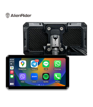 Alien Rider M2 Pro Motorcycle Dual Recording Bike Navigation System With Touchscreen, GPS & TPMS (With RADAR) - Motodrift
