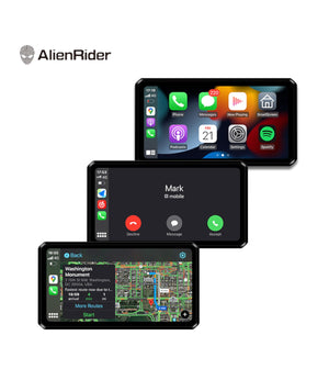Alien Rider M2 Pro Motorcycle Dual Recording Bike Navigation System With Touchscreen, GPS & TPMS (With RADAR) - Motodrift