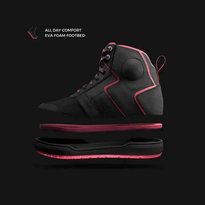 Clan Shoes SNKR | Stealth Edition Black Red - Motodrift