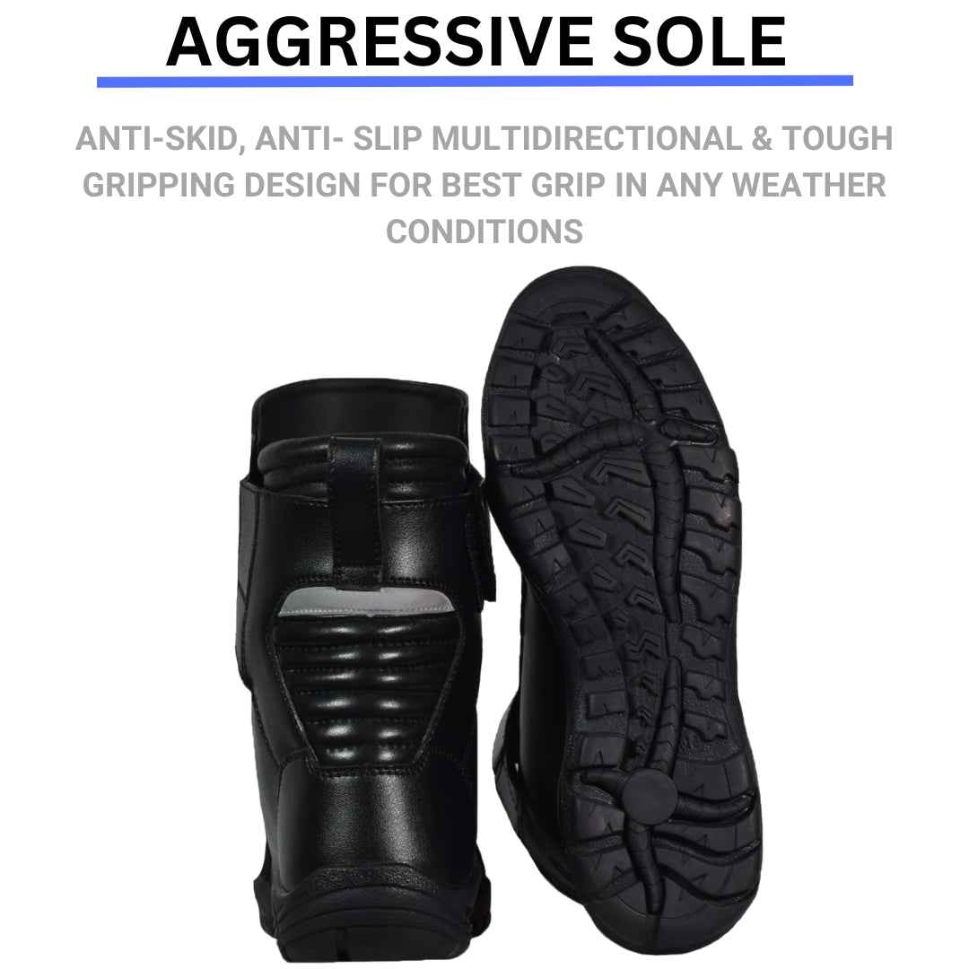 Bison Hunter Riding Boots Black