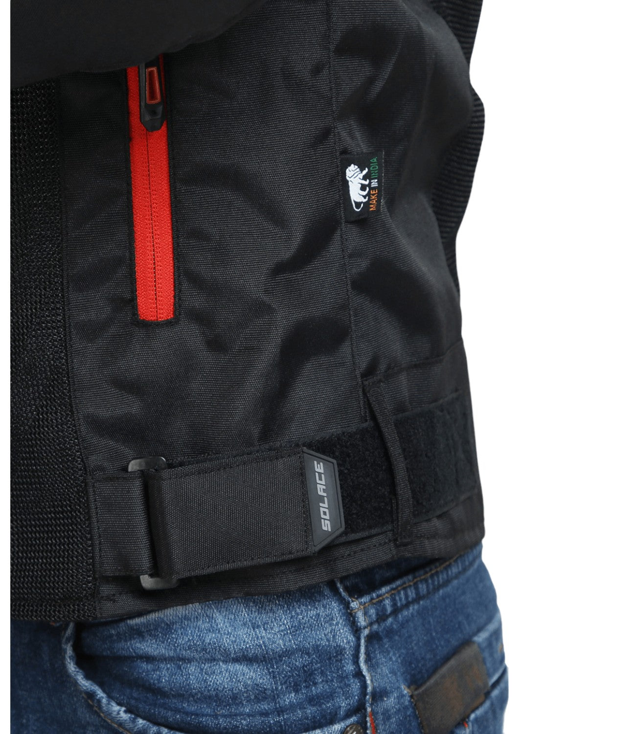 Solace AIR-X Jacket V3 (Black/Red) - Motodrift