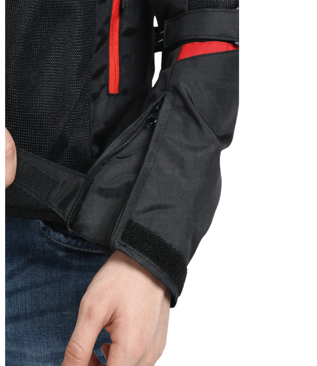 Solace AIR-X Jacket V3 (Black/Red) - Motodrift