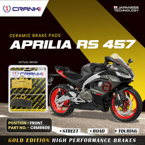 Crank 1 Ceramic Brake Pads For Aprilia RS 457