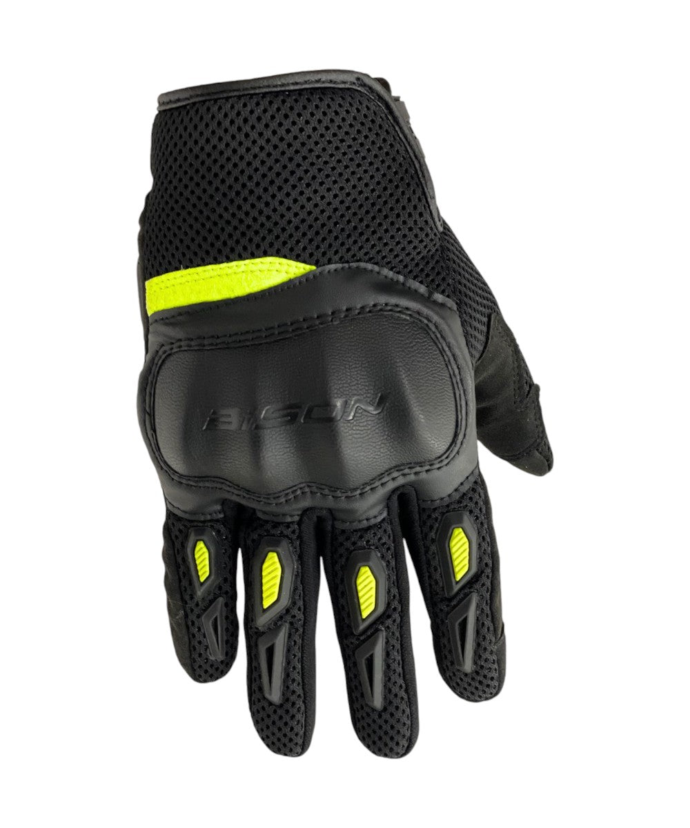 Bison Acer Riding Gloves - Black - Motodrift