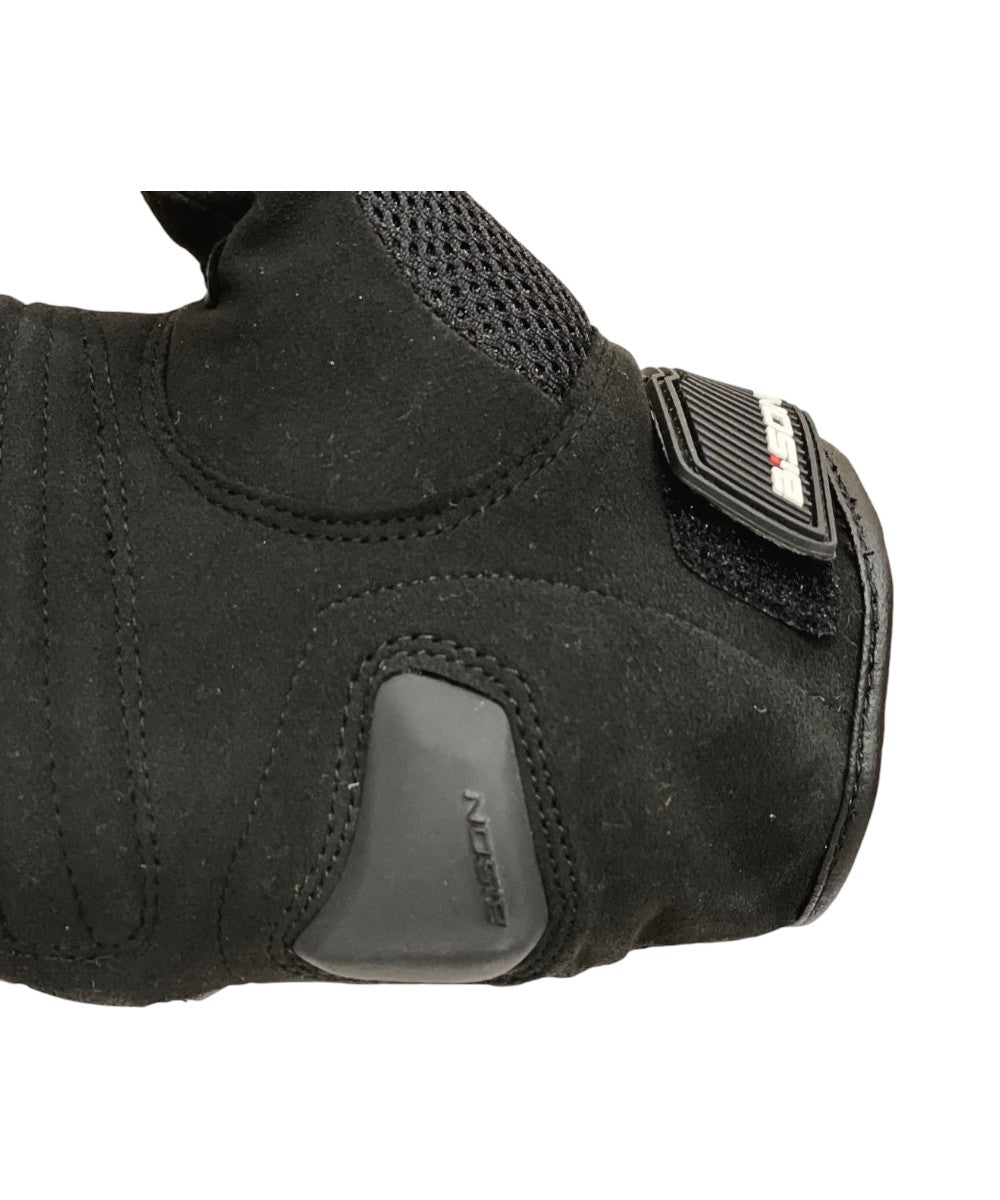 Bison Acer Riding Gloves - Black - Motodrift