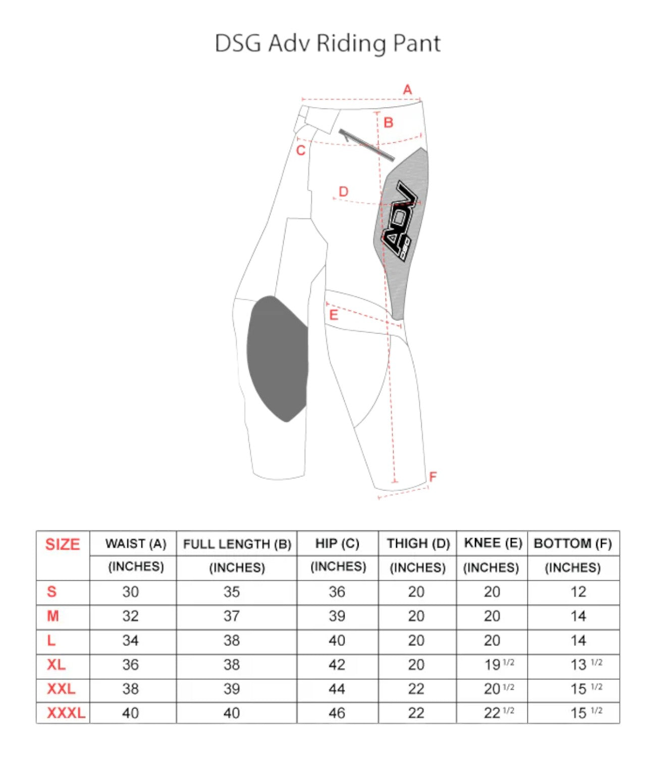 DSG Adv Riding Pants (Black) - Motodrift