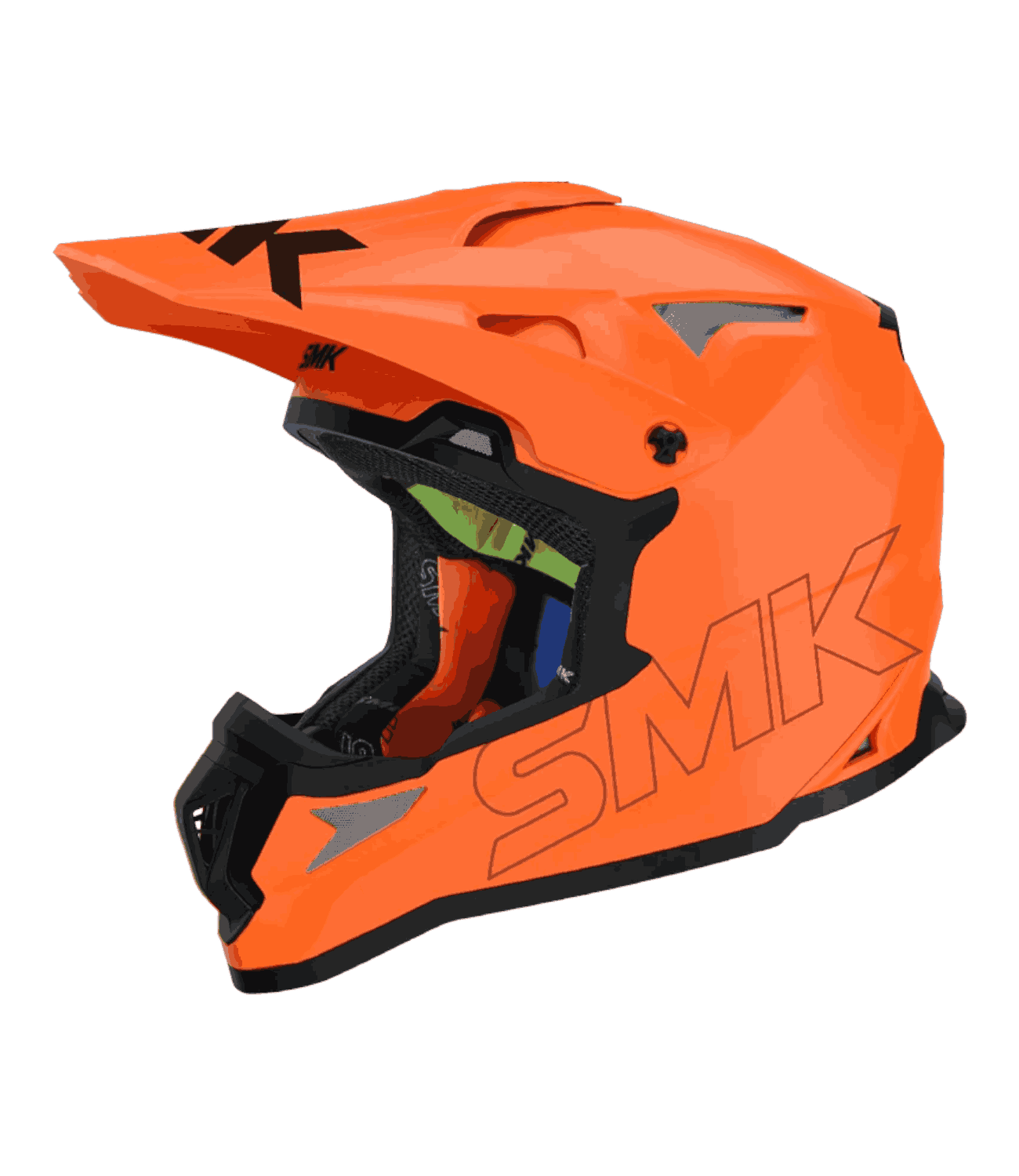 Smk Allterra Solid Orange Hi Vision Hv 420 - Motodrift