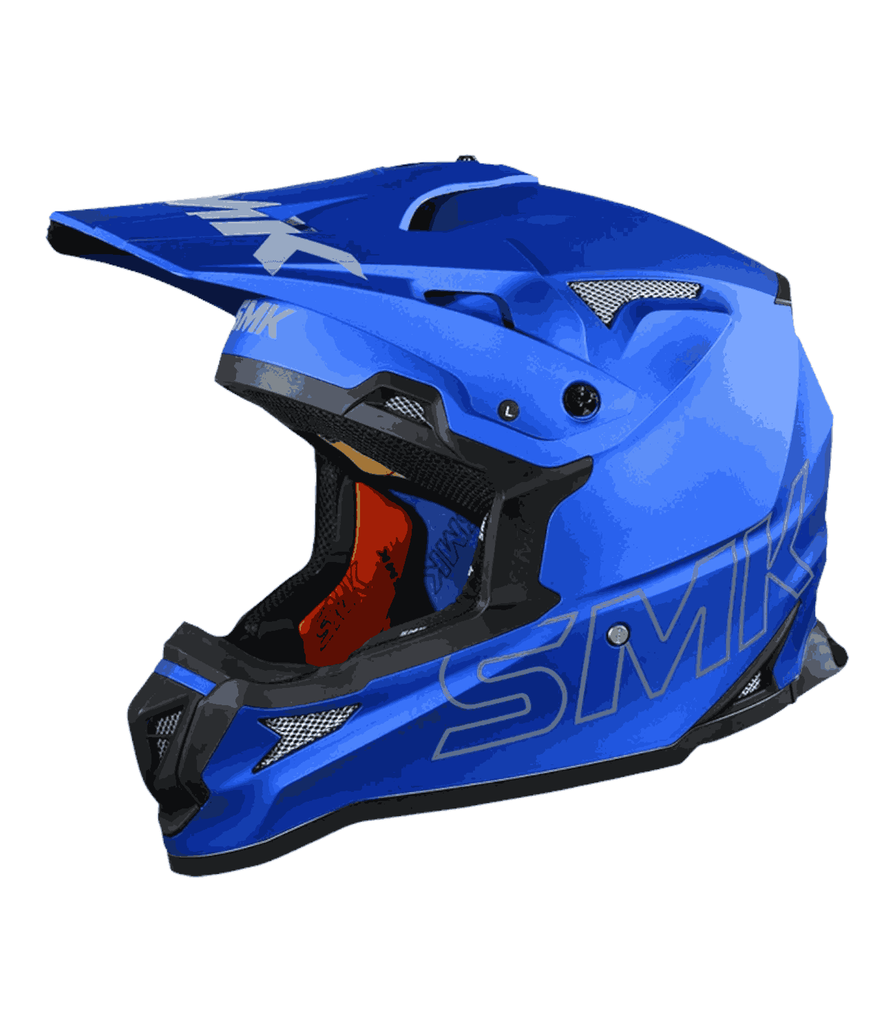 Smk Allterra Solid Flame Matt Blue 500 - Motodrift