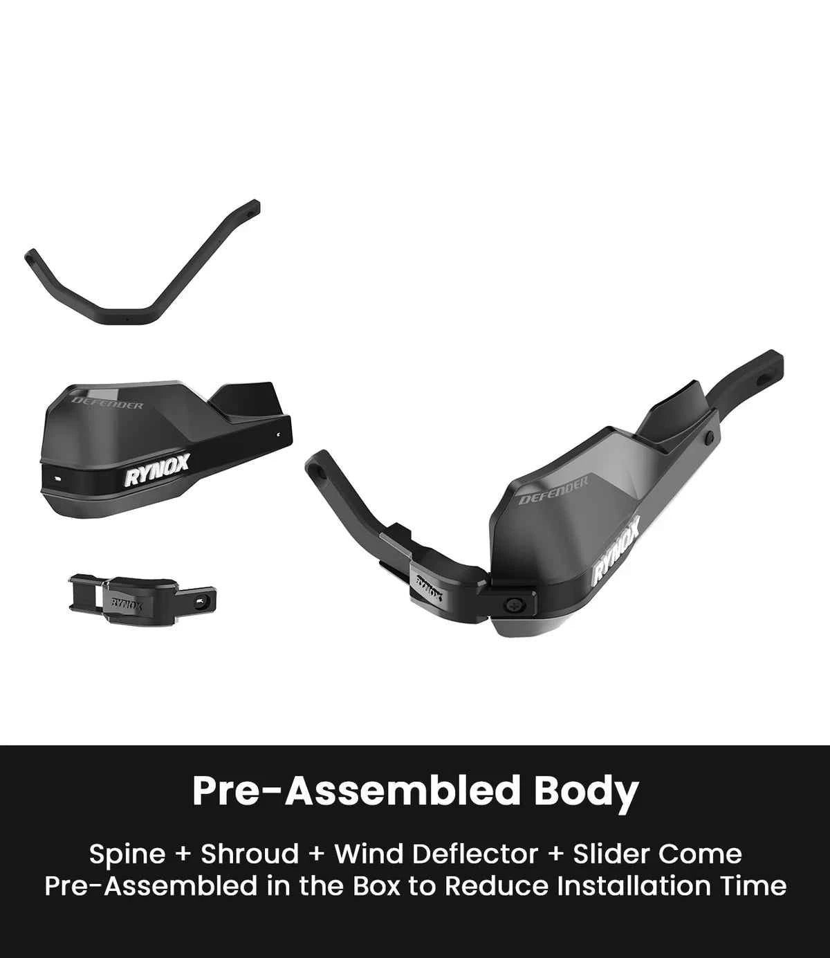 Rynox Defender Pro HandGuards - Motodrift
