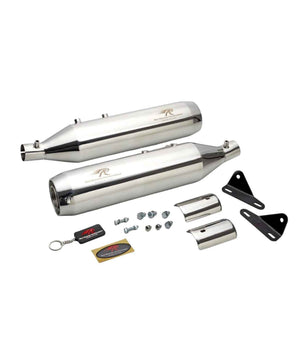Red Rooster Performance Exhaust For Meteor 650 - Astral - Polish - Motodrift