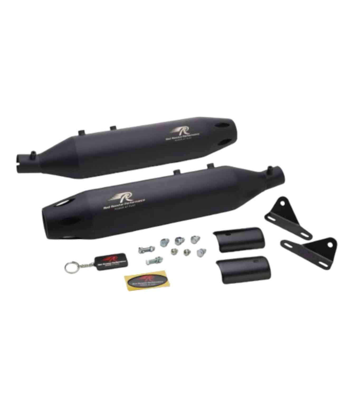 Red Rooster Performance Exhaust For Meteor 650 - Astral Pro- Black Matte - Motodrift