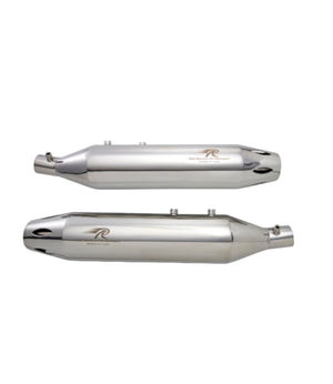 Red Rooster Performance Exhaust For Meteor 650 - Astral Pro - Polish - Motodrift