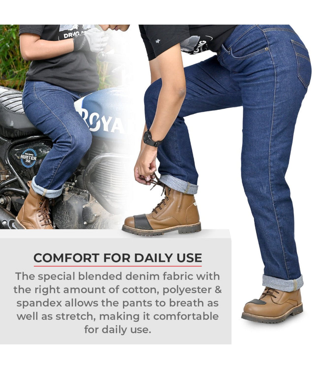 Viaterra Augusta Riding Jeans Women - Motodrift