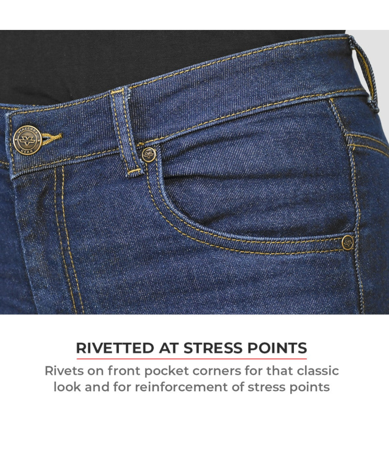 Viaterra Augusta Riding Jeans Women - Motodrift