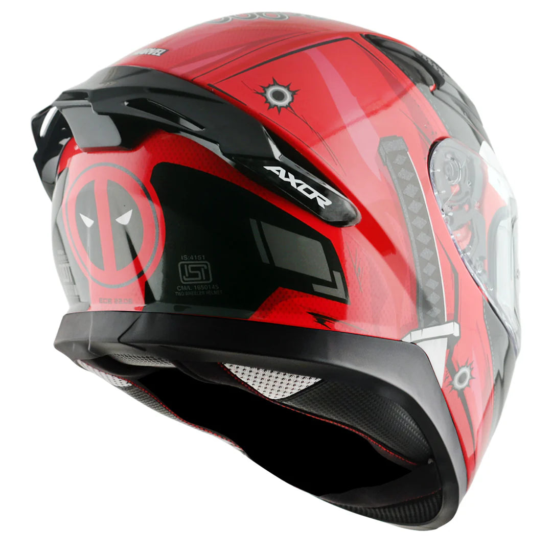 Axor Apex Marvel Deadpool Helmet - Motodrift