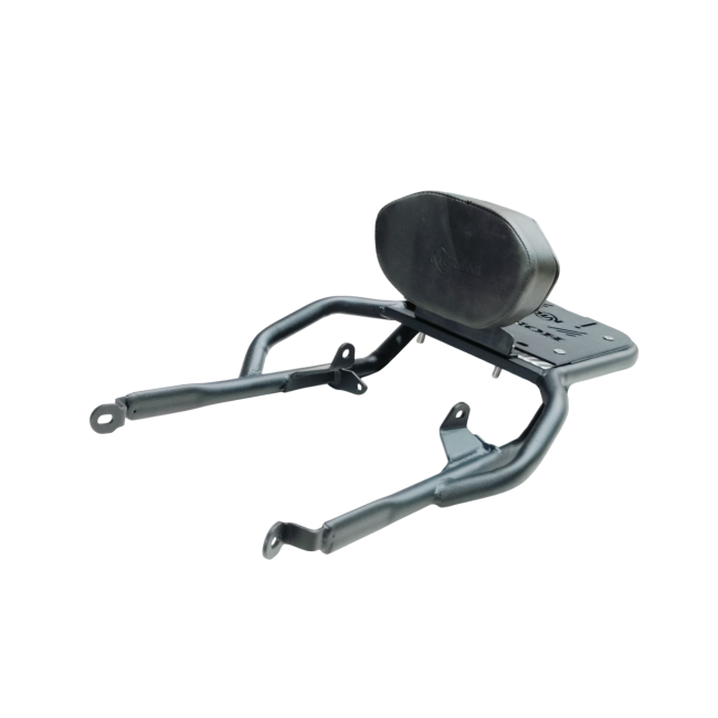 Top Rack With Plate For Honda CB 350 - Black - Motodrift