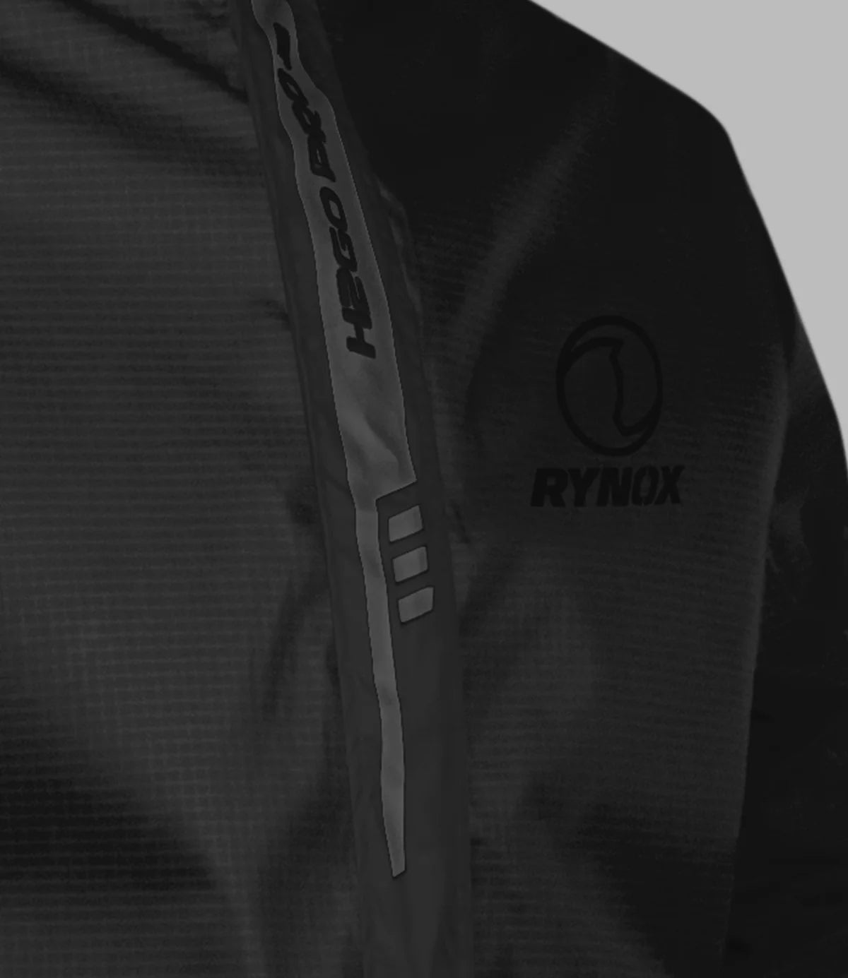 Rynox H2GO PRO Rain Jacket Black - Ultimate Waterproof Protection - Motodrift