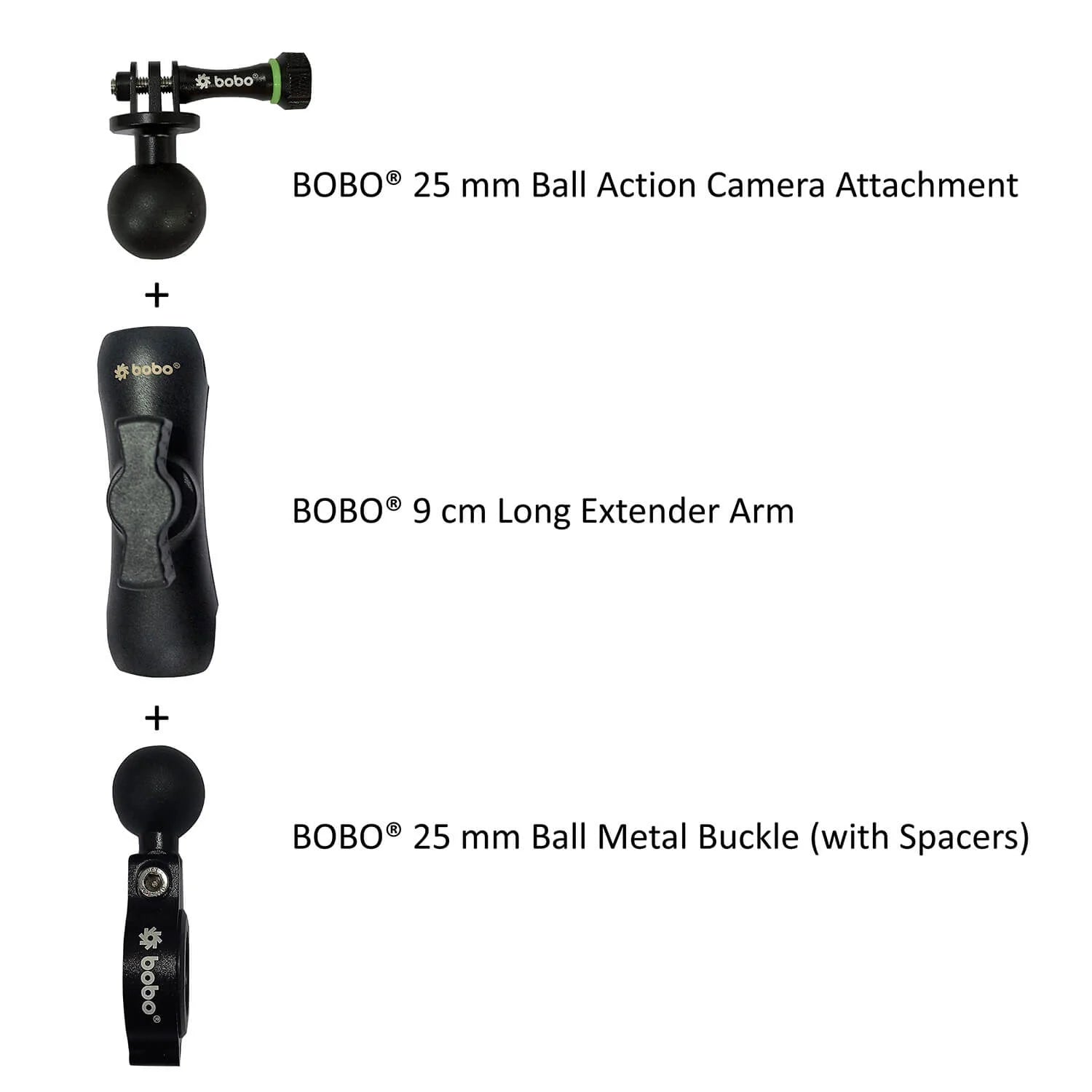 BOBO BM9 Action Camera Bike Mount Combo - Motodrift