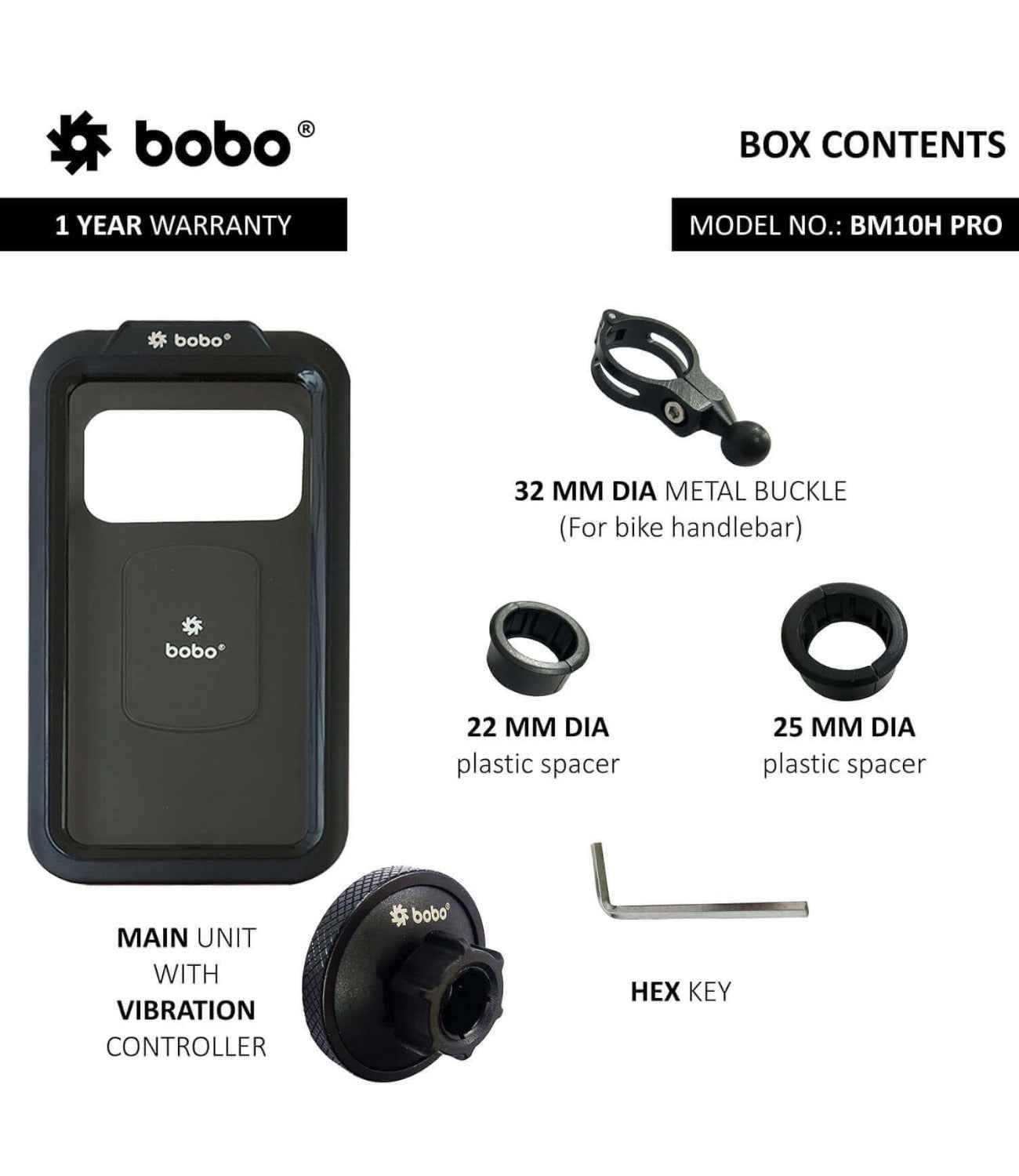 BOBO BM10H Pro Motorcycle Phone Holder - Motodrift