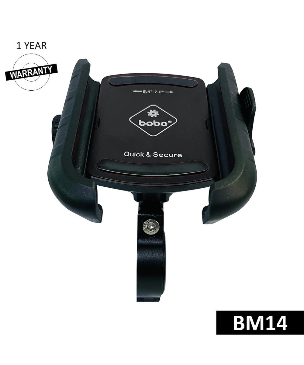 BOBO BM14 Quick Release Enhanced BM4 Bike / Cycle Phone Holder Motorcycle Mobile Mount - Motodrift