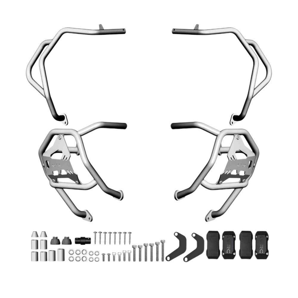 SRC Crash Bar Full Set For BMW R 1300GS - Silver - Motodrift