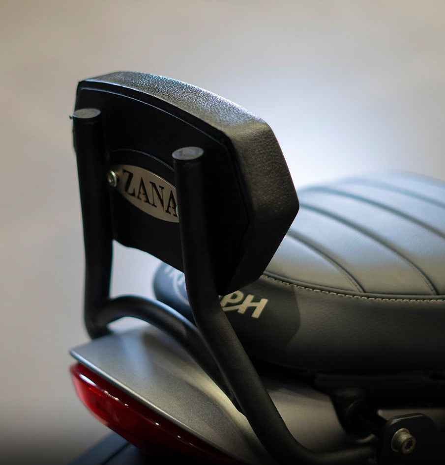ZANA Back Rest Black For For Triumph Scrambler 400 X - Motodrift