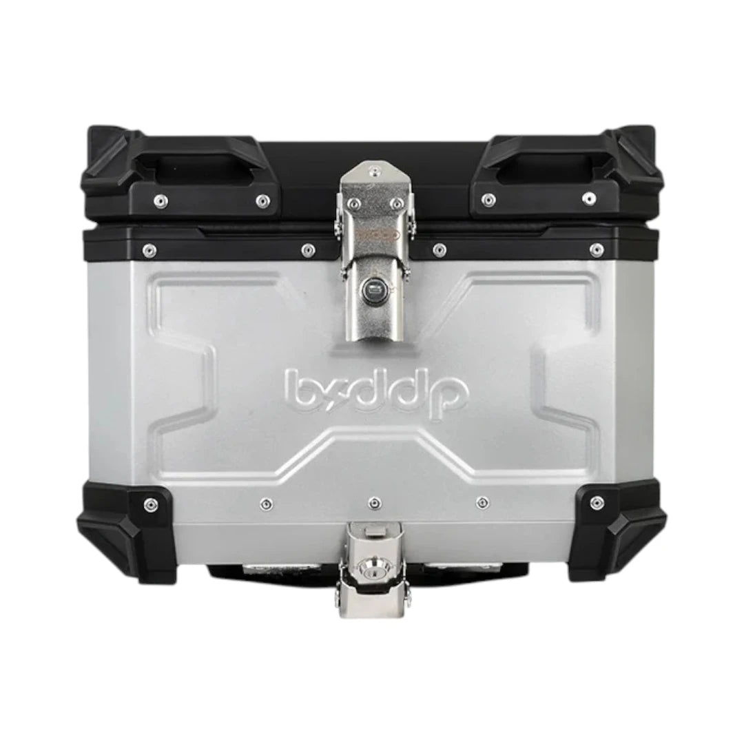 BSDDP TC Aluminium Motorcycle Top Box with Backrest Pad - 45L