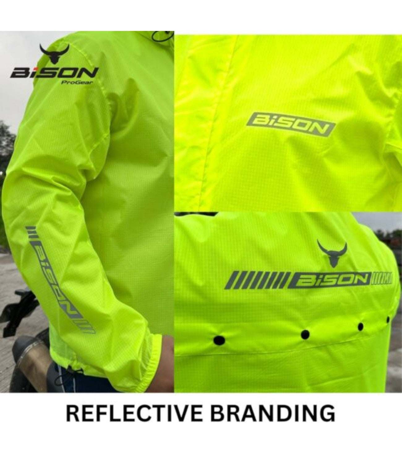 Bison Aqua Shield - Rain Hoodie - Motodrift