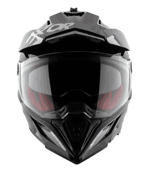 Axor XCross Dual Visor Helmet Gloss Black - Motodrift