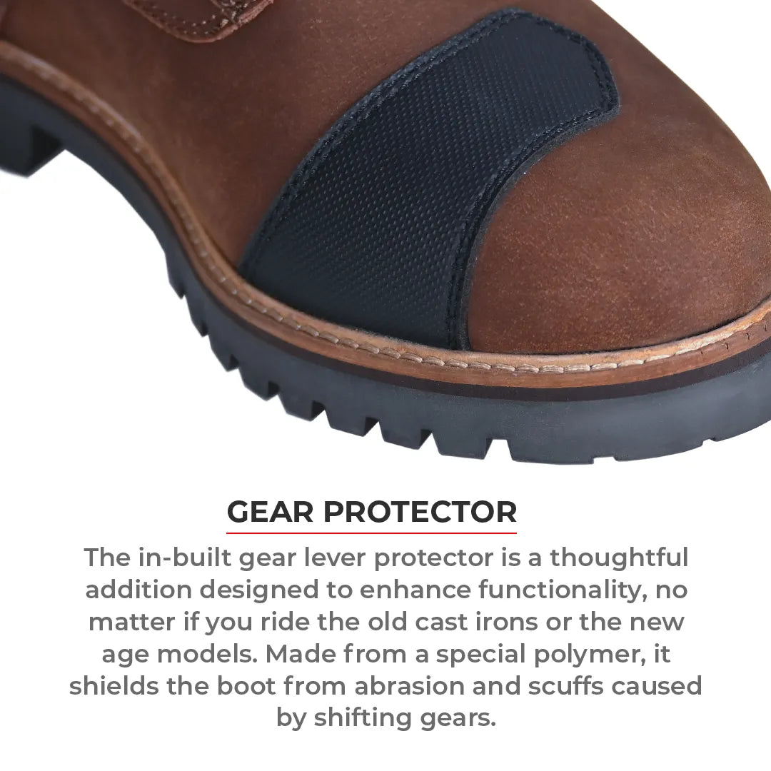 Bronson Retro Motorcycle Riding Boots For Men - Motodrift