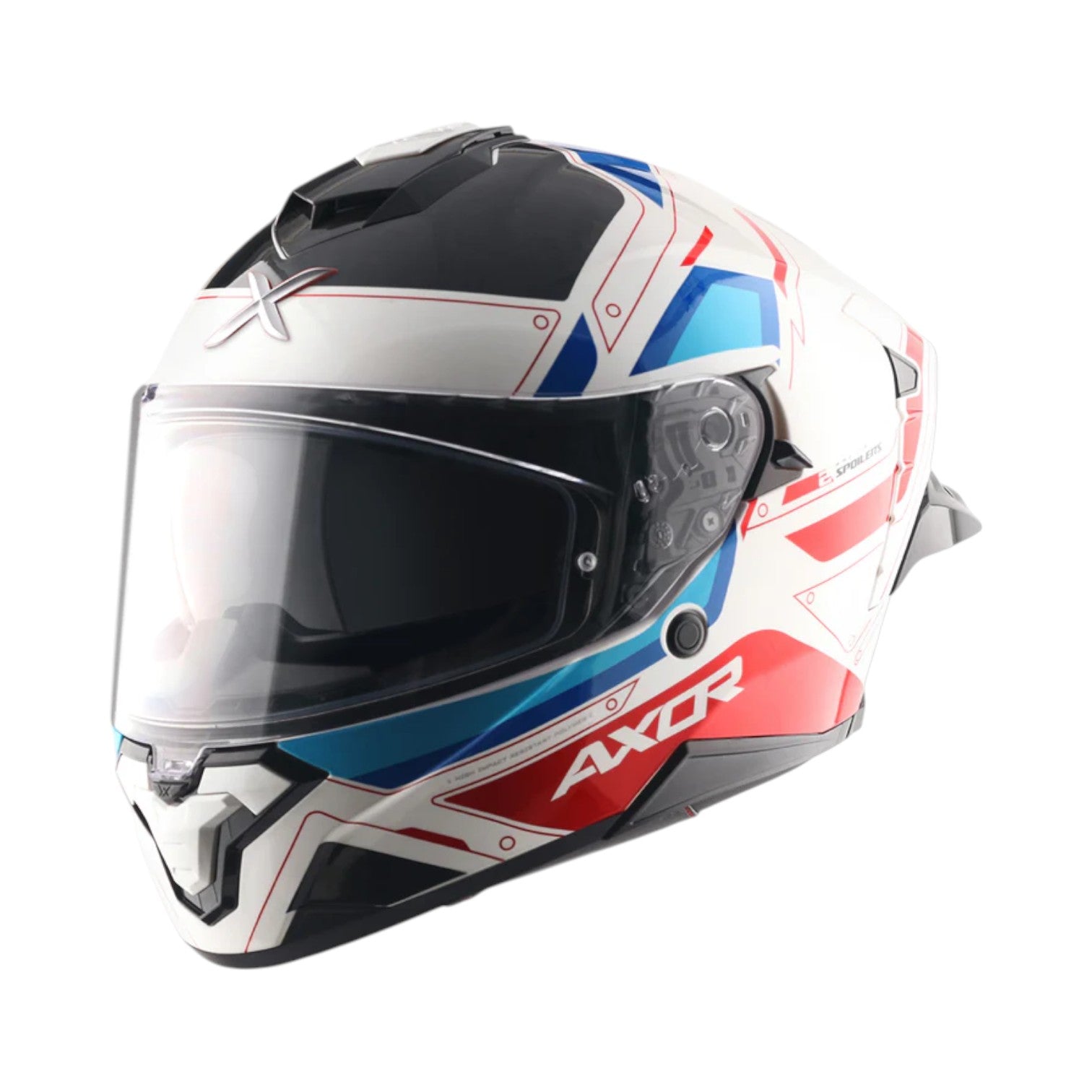 cb Axor Brutale Ryden Dual Spoiler Helmet | ISI & DOT Certified