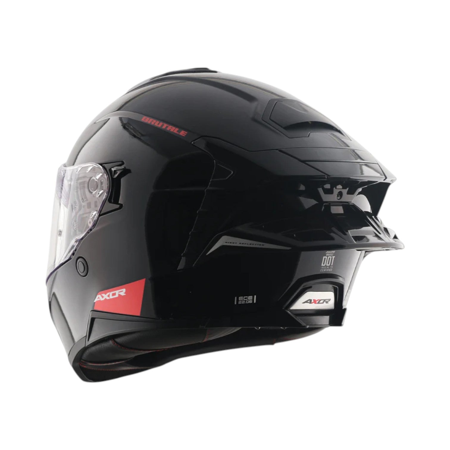 Axor Brutale Solid Colors Dual Spoiler Helmet