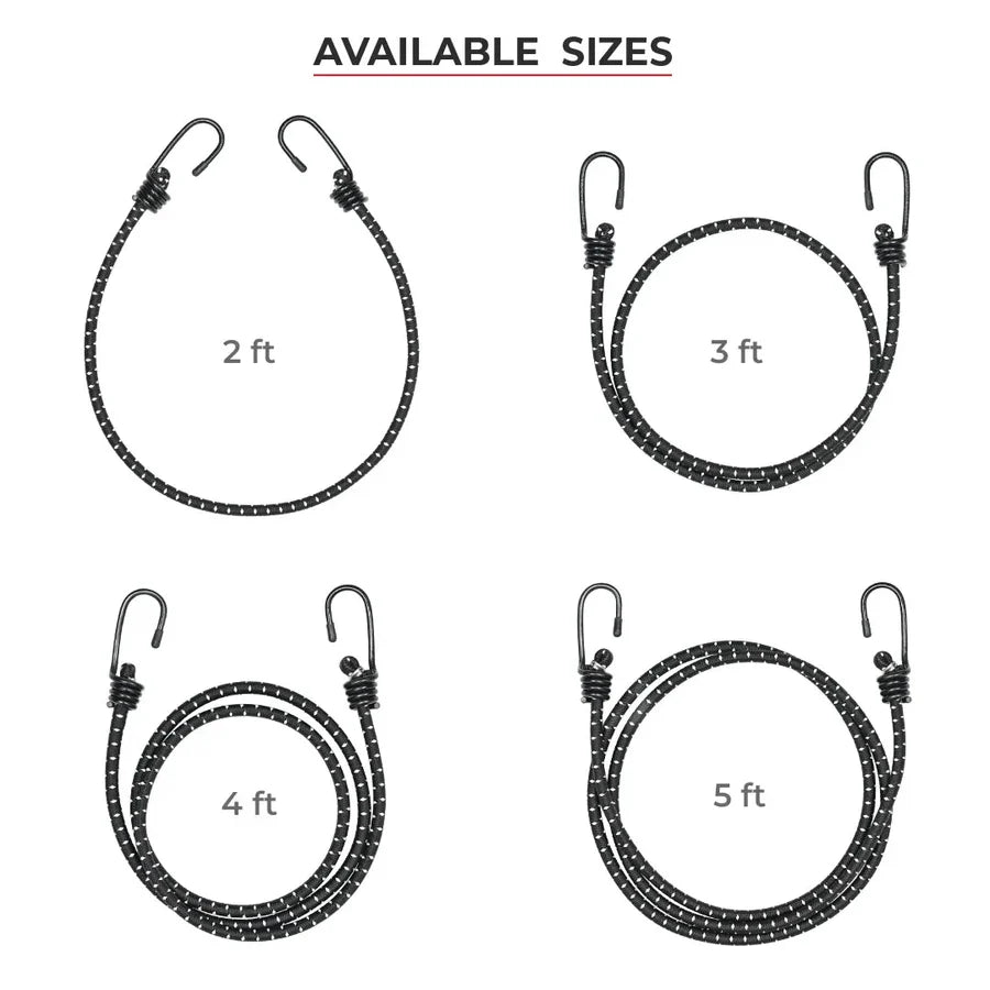 VIATERRA Reflective Bungee Cord Tie Down Rope - Motodrift