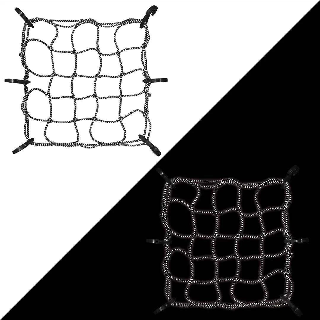 Viaterra Reflective Bungee tie Down Net (12″ X 12″)