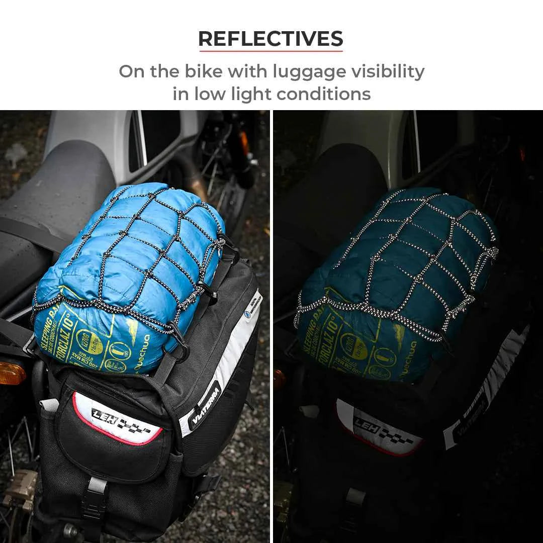 Viaterra Reflective Bungee tie Down Net (12″ X 12″)