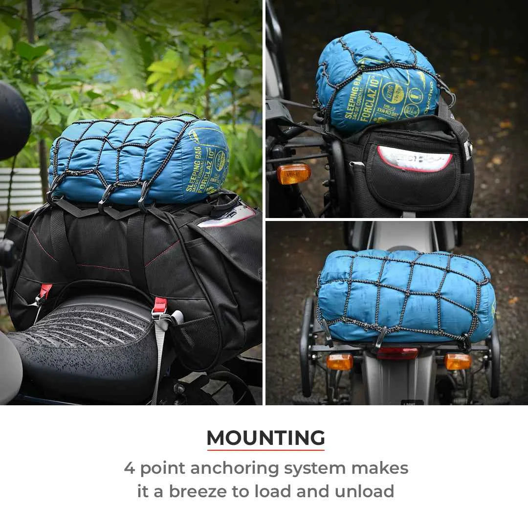 Viaterra Reflective Bungee tie Down Net (12″ X 12″)