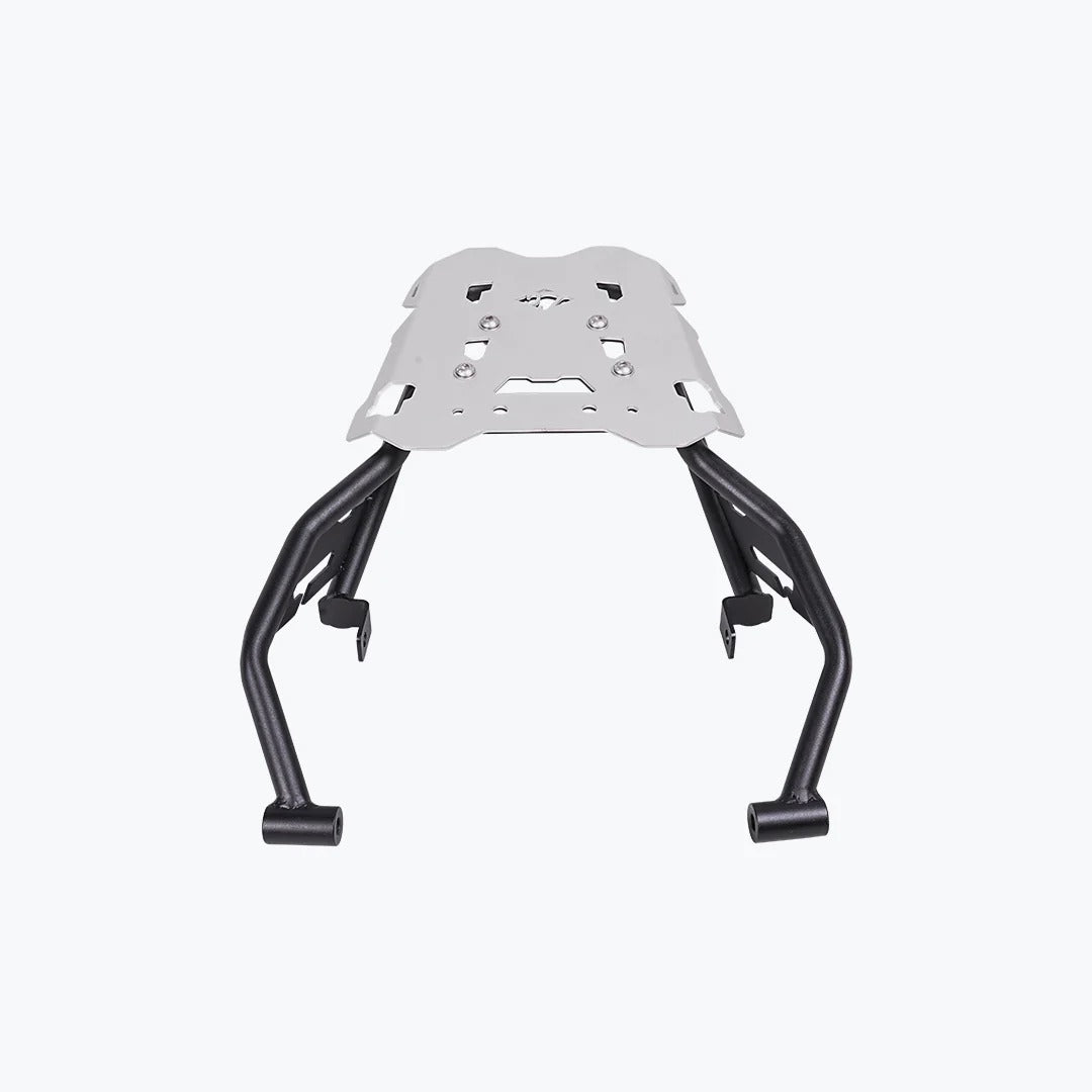 LCB Gopher Luggage Carrier Black and Silver For Hero Xpulse 210 - Motodrift