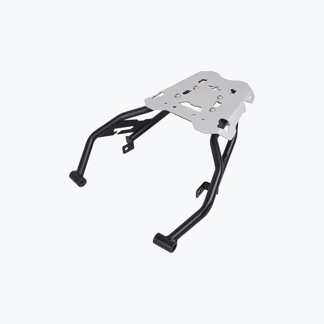 LCB Gopher Luggage Carrier Black and Silver For Hero Xpulse 210 - Motodrift