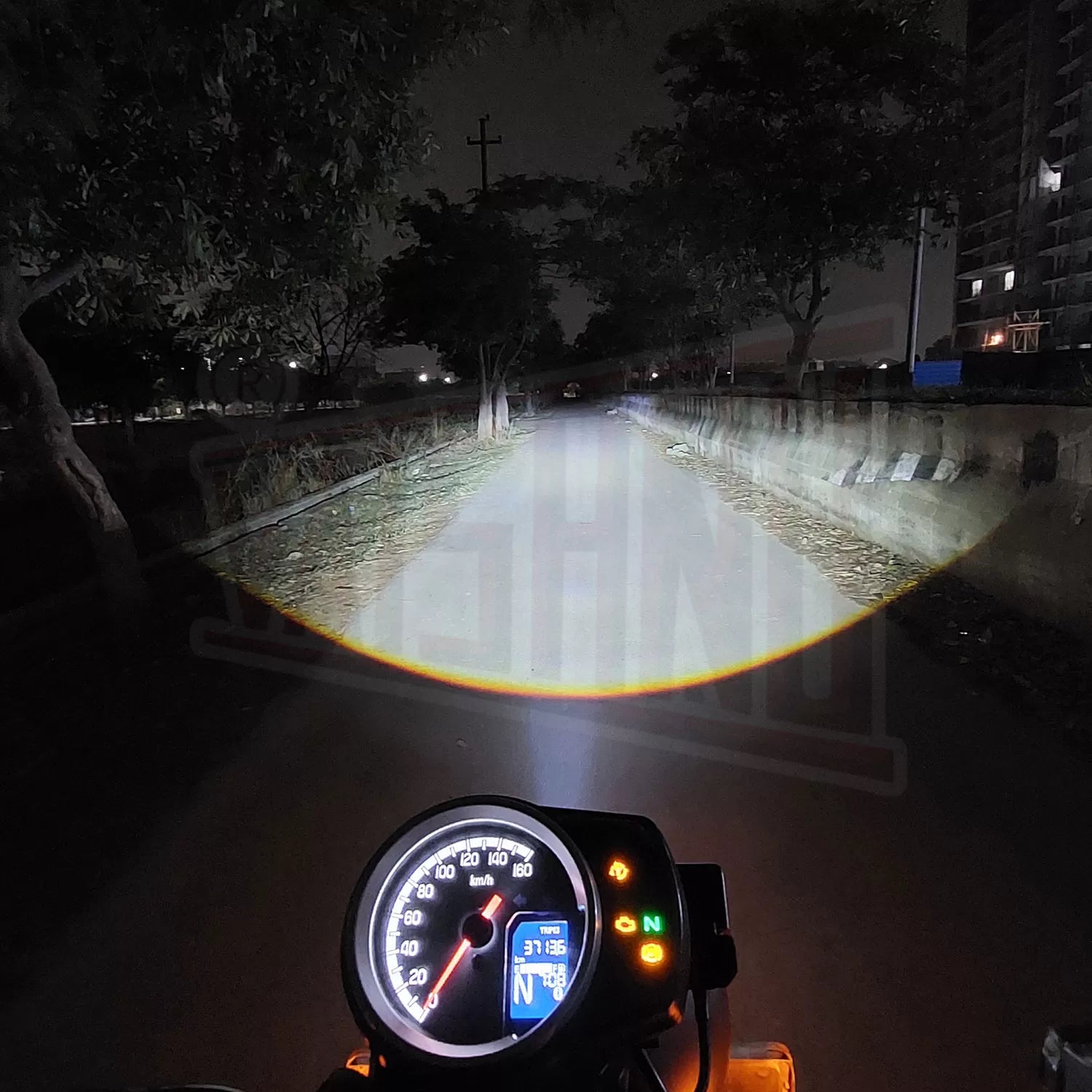 Vaishnu LED Touring Headlight For Honda CB 350 - Motodrift