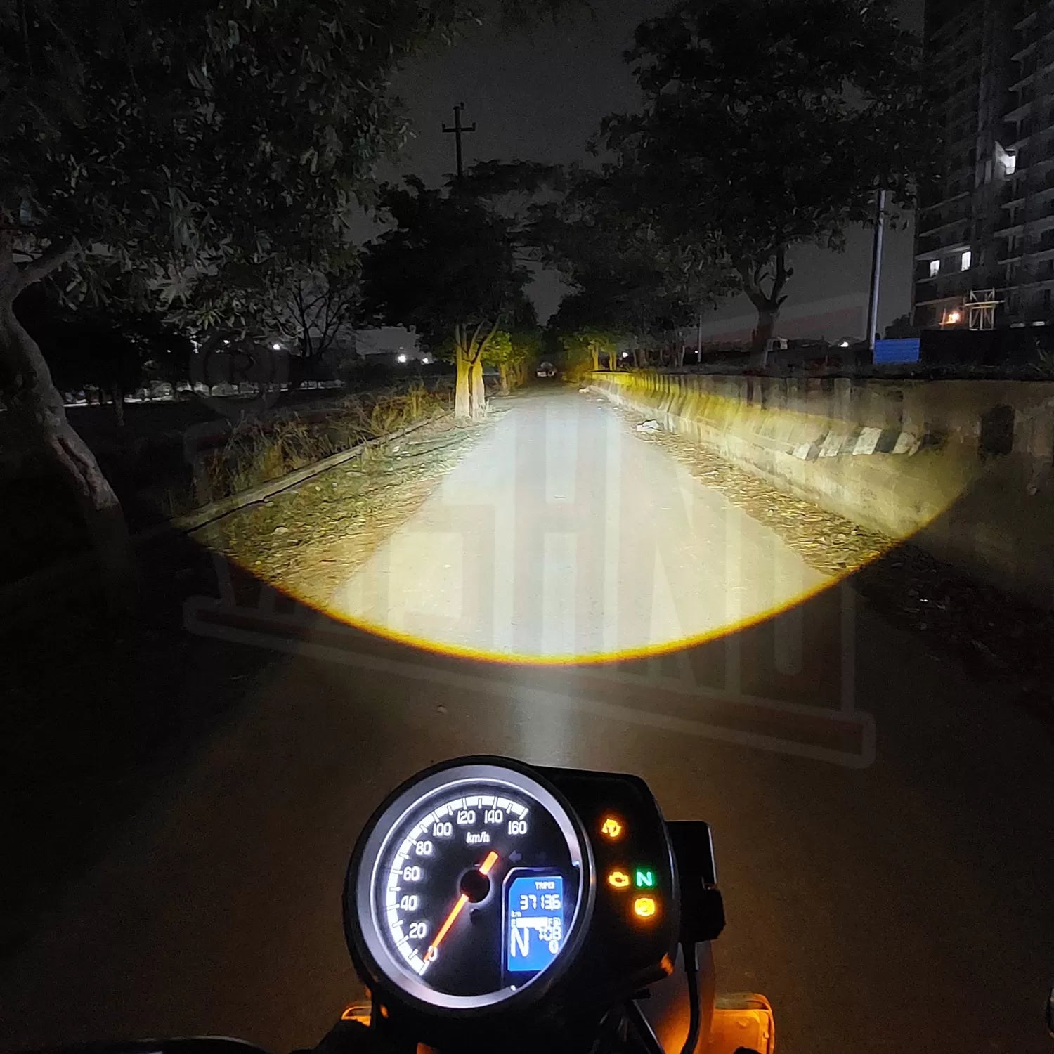 Vaishnu LED Touring Headlight For Honda CB 350 - Motodrift