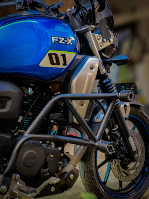 Yamaha FZ-X Crash Guard With 4 Sliders - Motodrift
